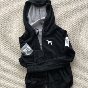 Victoria secret zip up sweatshirt